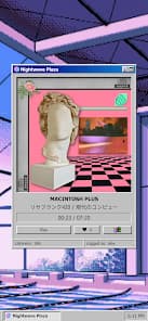 Nightwave Plaza Windows 95–styled vaporwave radio interface